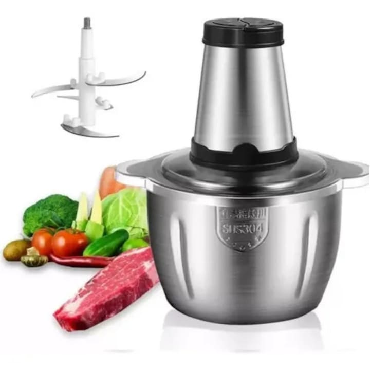 Blender Tocator Electric Profesional 3L | Bol Inox, 4 Lame Oțel, 2 Viteze – 300W Imagine secundară a produsului