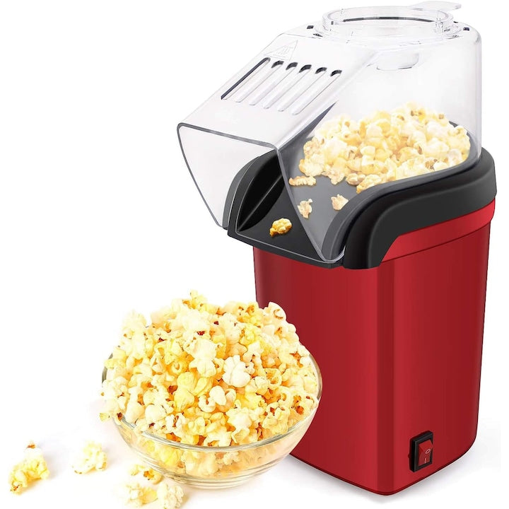 Aparat Floricele Aer Cald 1200W – Popcorn Fără Ulei, Gata în 2 Minute