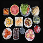 Huse elastice reutilizabile pentru depozitarea alimentelor, ecologice, portabile
