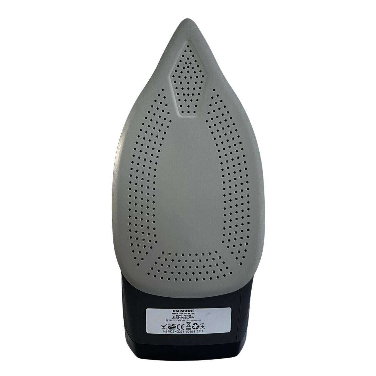 Fier de calcat cu ecran LED HAUSBERG HB-7825NG, talpa din titan, 3000 W, 11 niveluri temperatura, 350 ml, negru Imagine secundară a produsului