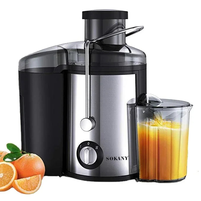 Storcator electric de fructe/legume, recipient suc 600 ml, recipient pulpa 1500 ml, 2 trepte viteza+functie PULSE