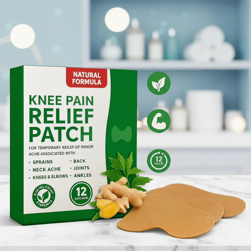 Pachet Aparat Masaj Picioare Shiatsu + Plasturi Termici Autoadezivi Genunchi