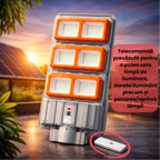Lampă Solară Stradală Tehnologie COB LED 3000W – Senzor, Telecomandă, IP66