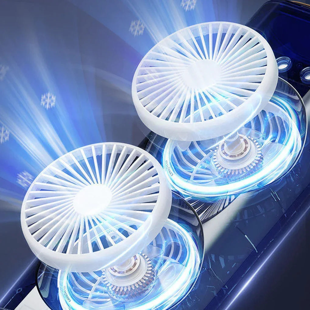Ventilator portabil cu umidificare prin pulverizare si telecomanda