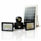 XG-T50 Proiector solar LED dublu impermeabil 200W cu senzor de miscare si telecomanda, IP67