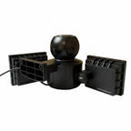 XG-T50 Proiector solar LED dublu impermeabil 200W cu senzor de miscare si telecomanda, IP67